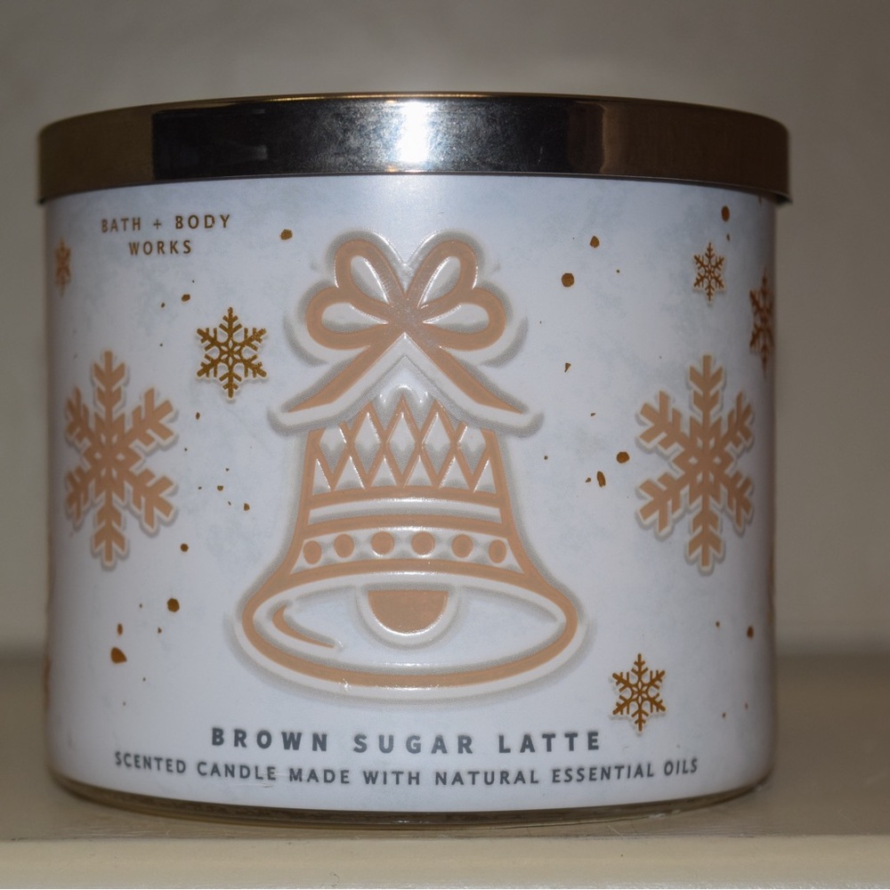 🤎☕️Brown Sugar Latte 3-Wick Candle Bath & Body Works